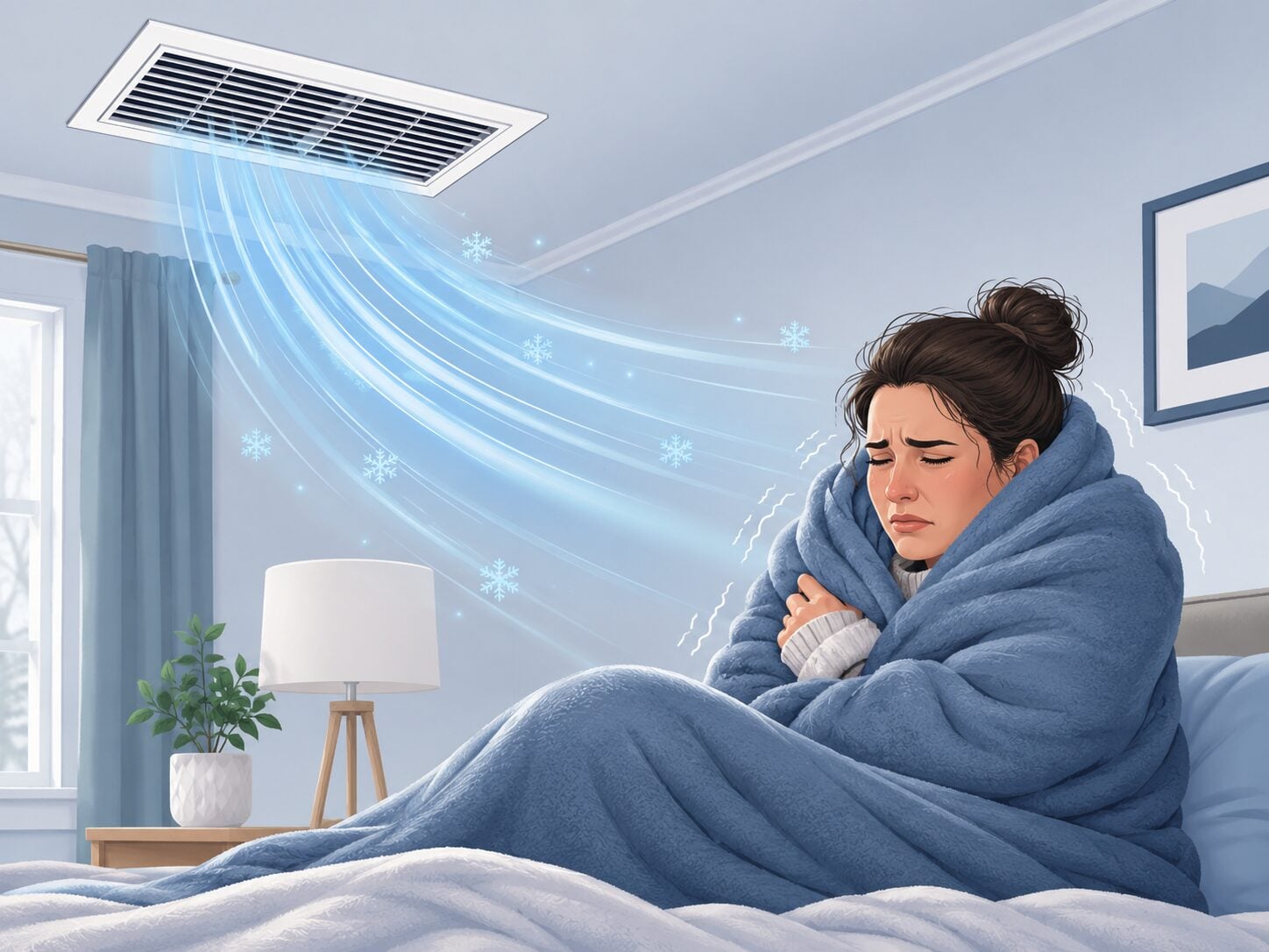 heater blowing cold air