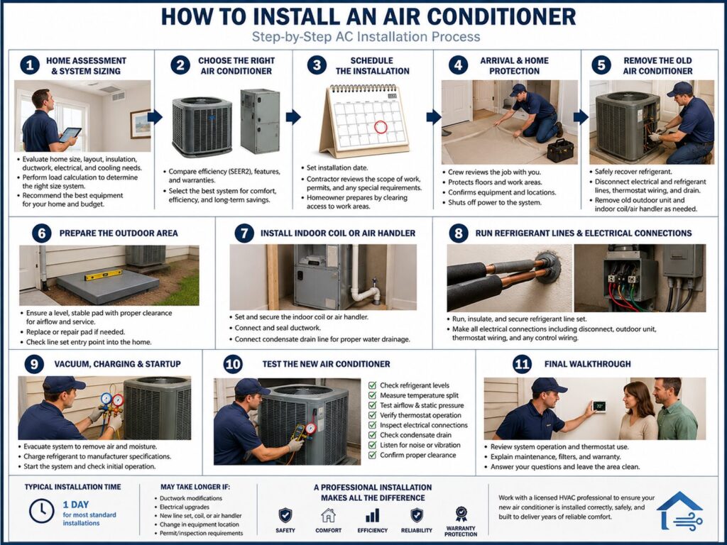Air Conditioning Installation Process